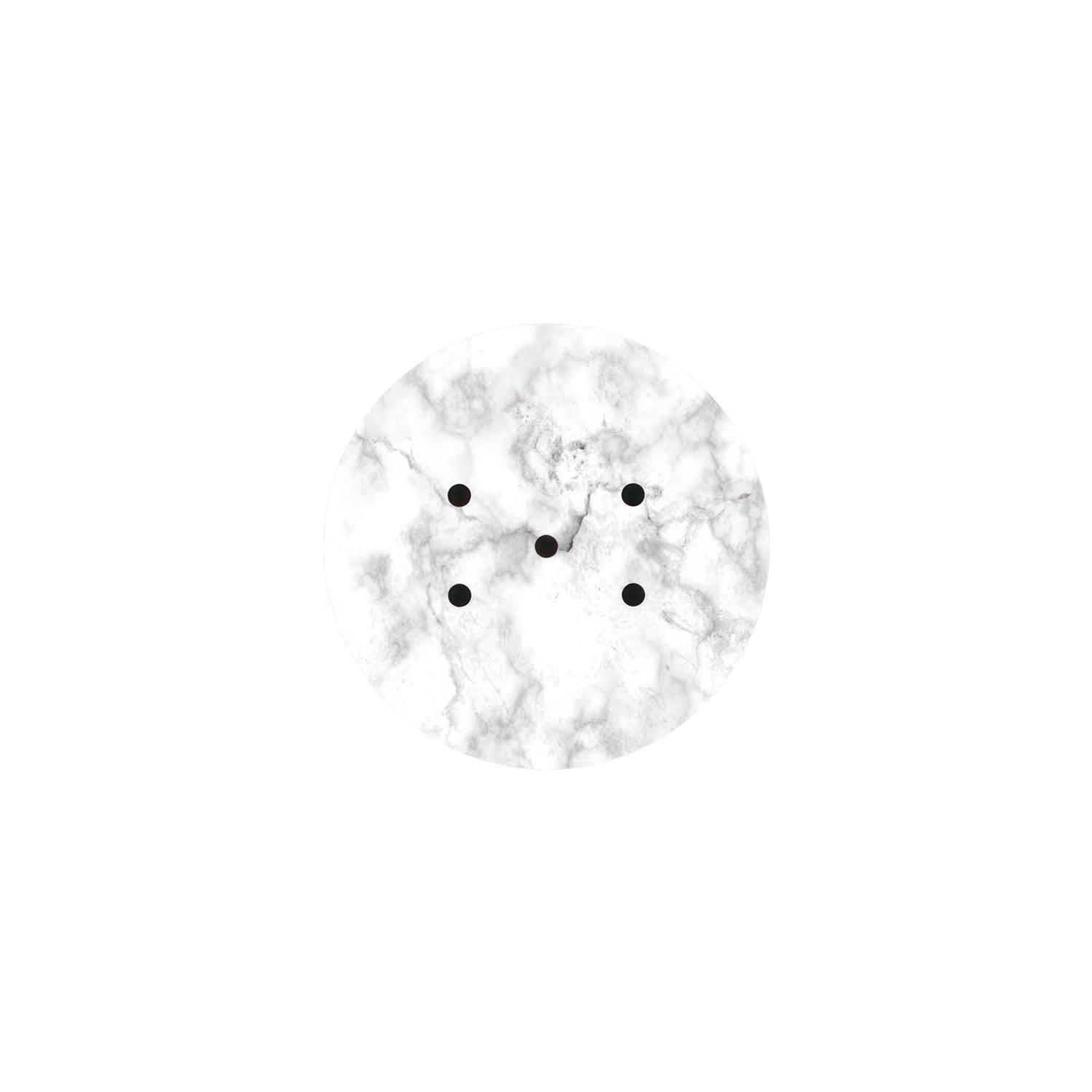 Rosace XXL Rose-One rond de 400 mm de diamètre avec 8 trous et 4 trous latéraux - PROMO