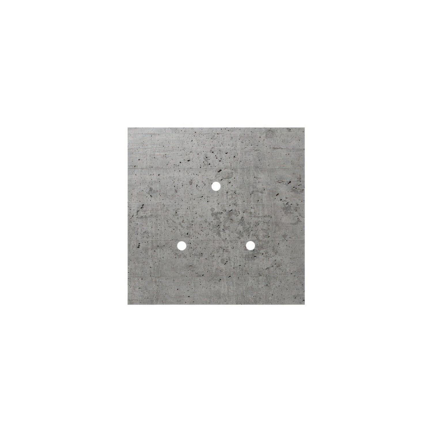 Rosace XXL Rose-One carré de 400 mm avec 9 trous et 4 trous latéraux - PROMO
