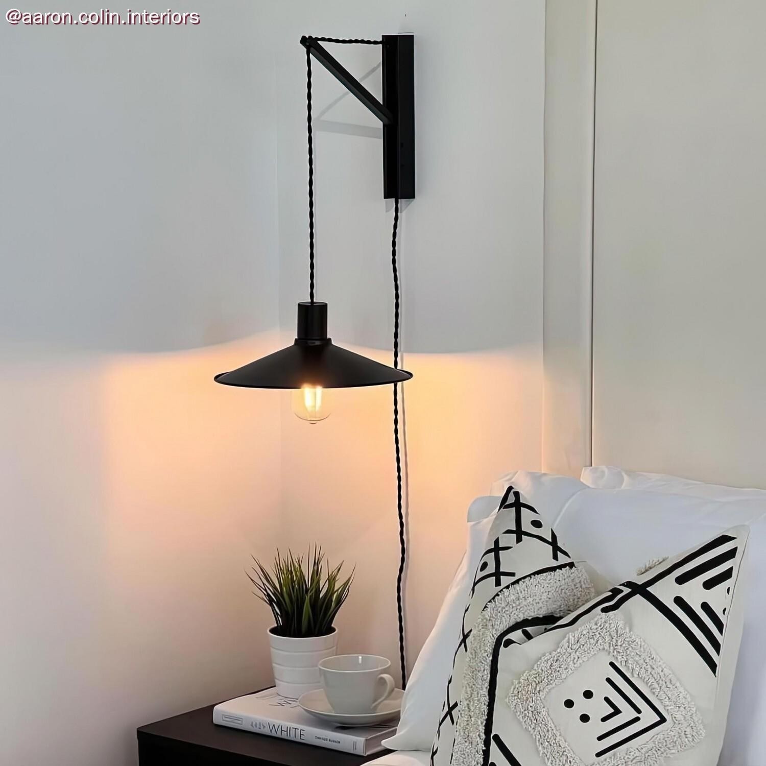 Table Flex GU1d0 lampe de table articulée avec mini spot LED et prise bipolaire