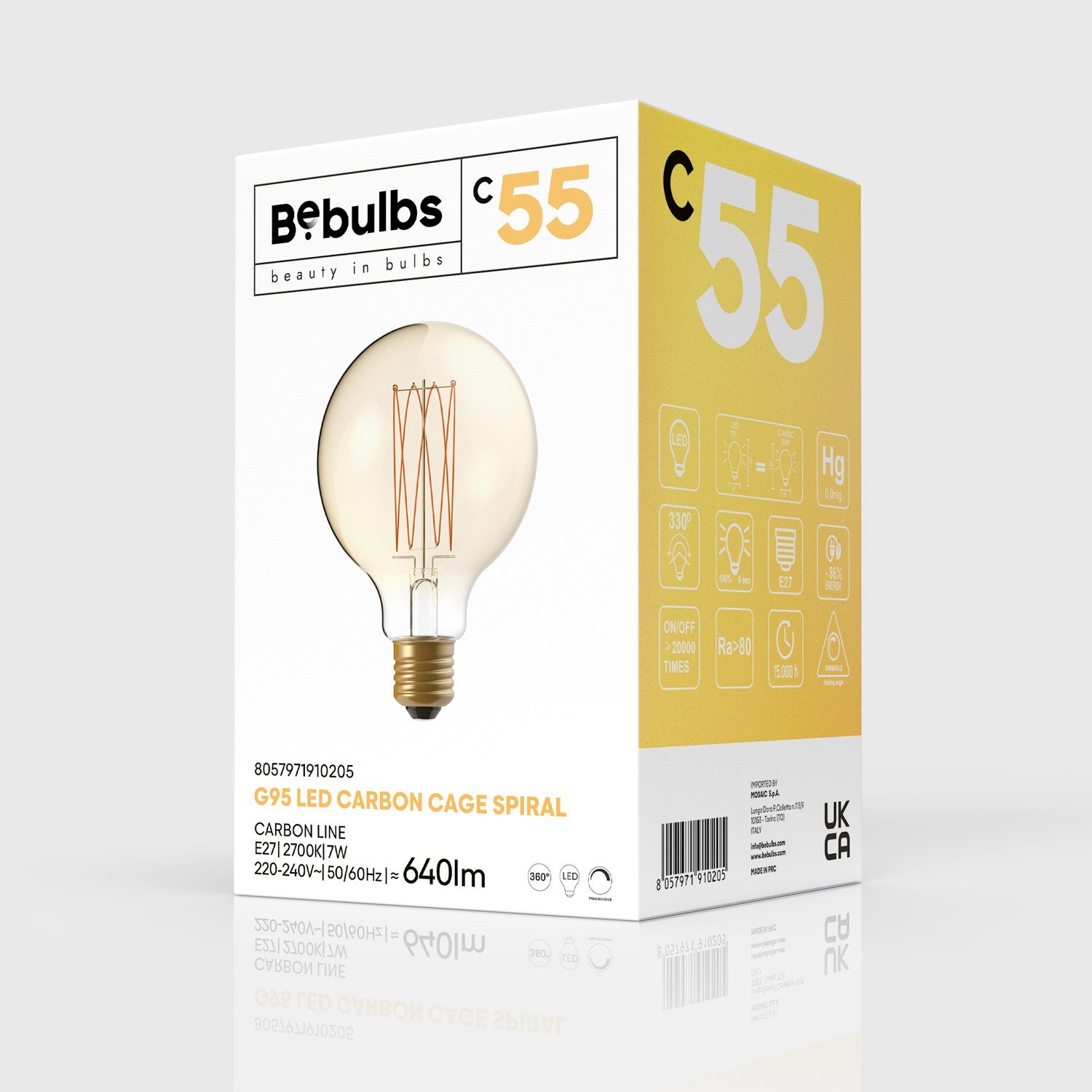 Table Flex GU1d0 lampe de table articulée avec mini spot LED et prise bipolaire
