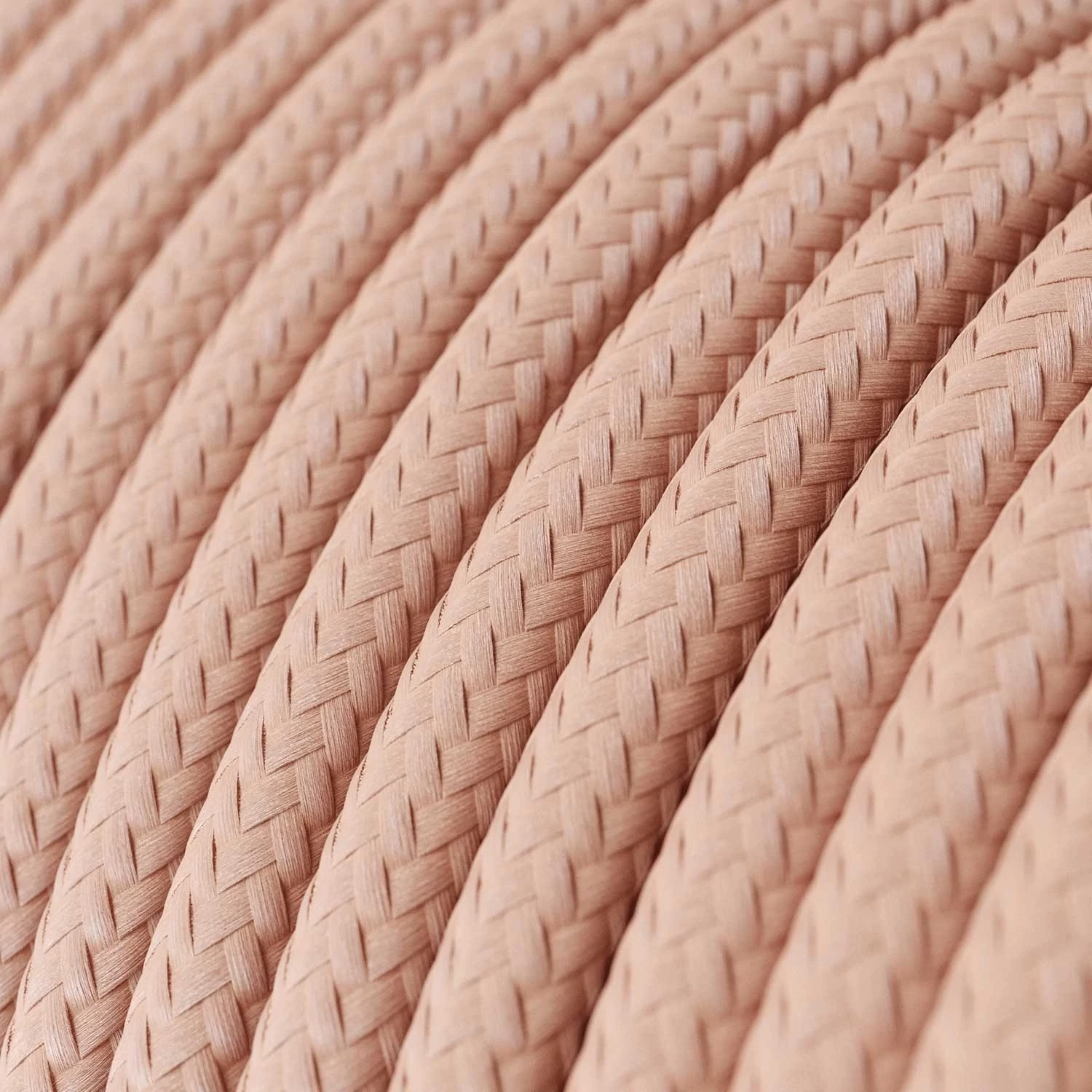Snake - Lampe plug-in avec câble textile coloré
