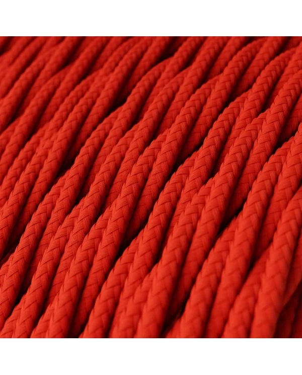 SnakeBis Twisted pour abat-jour- Câblage avec douille et câble textile tressé