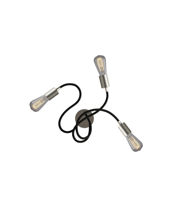 Flex 60 applique ou plafonnier articulé à lumière diffuse avec ampoule LED ST64