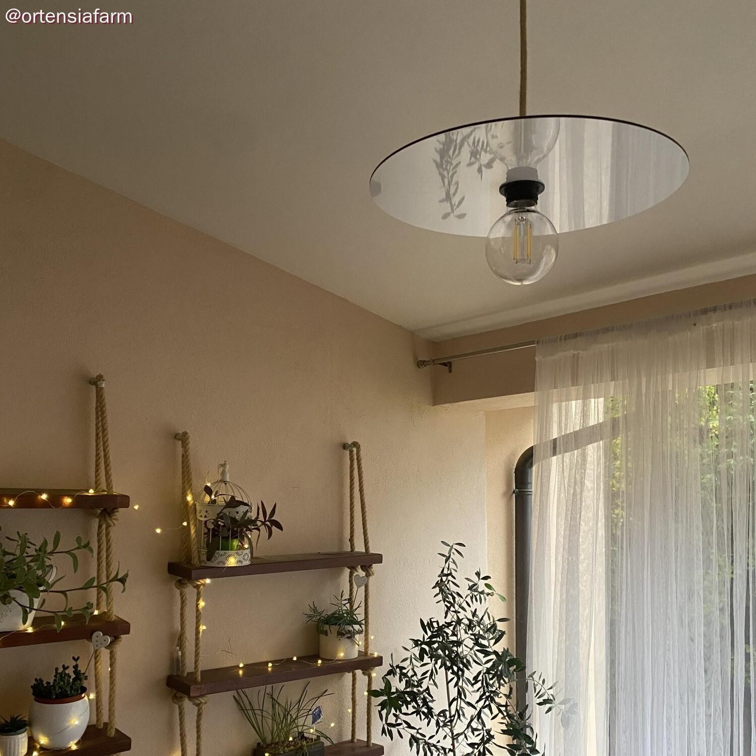 Flex 60 applique ou plafonnier articulé à lumière diffuse avec ampoule LED ST64