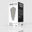 Kit mini rosace cylindrique en métal avec interrupteur