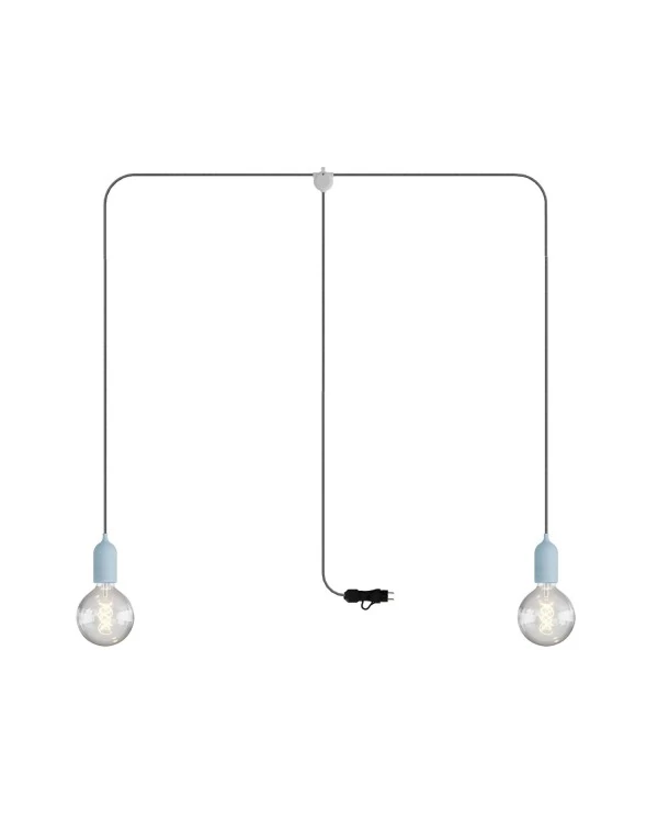 T-Snake EIVA Lampe d'extérieur IP65 portative avec 2 lumières
