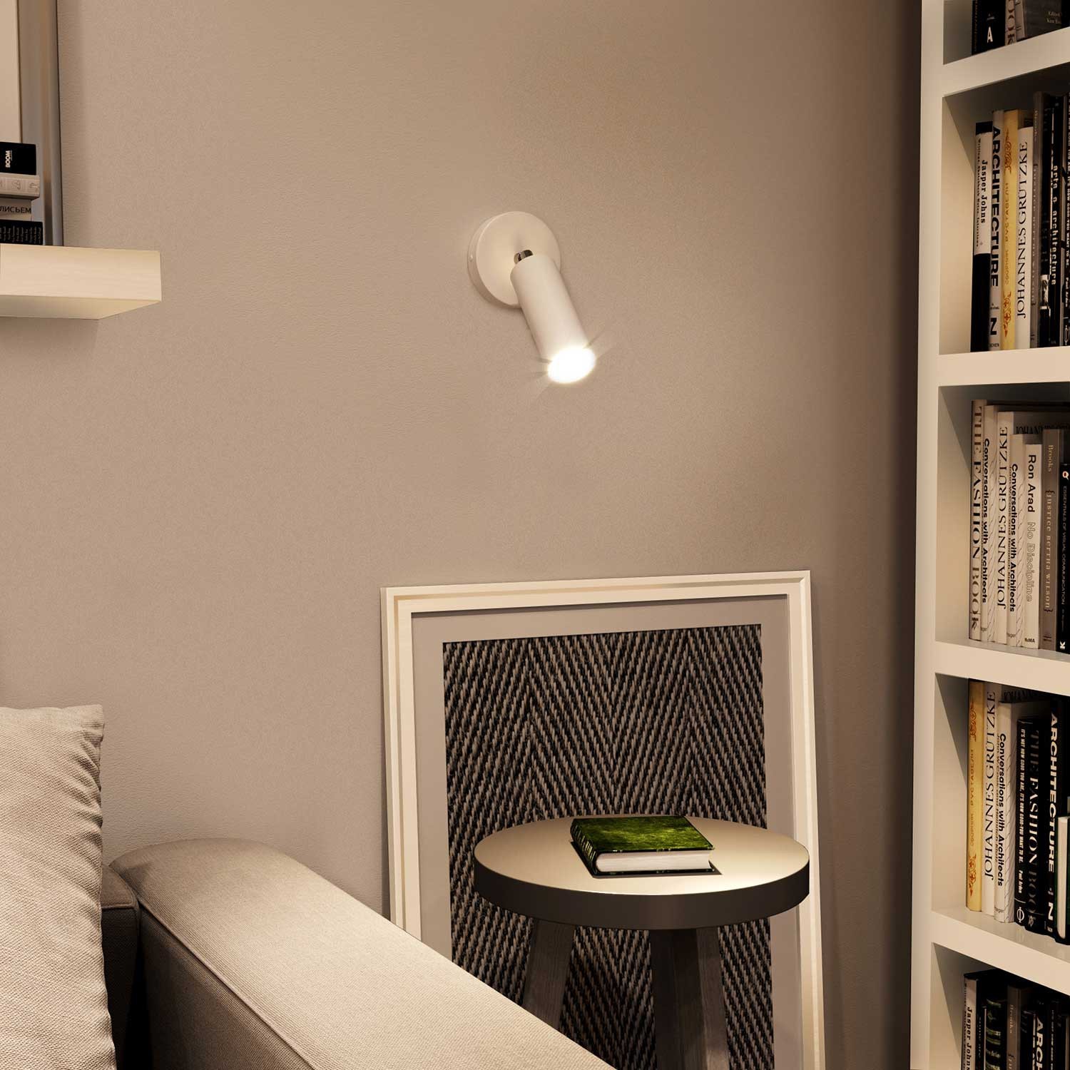 E-Snake EIVA Lampe d'extérieur IP65 avec 3 lumières, rosace et abat-jour