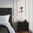 E-Snake EIVA Lampe d'extérieur IP65 avec 3 lumières, rosace et abat-jour