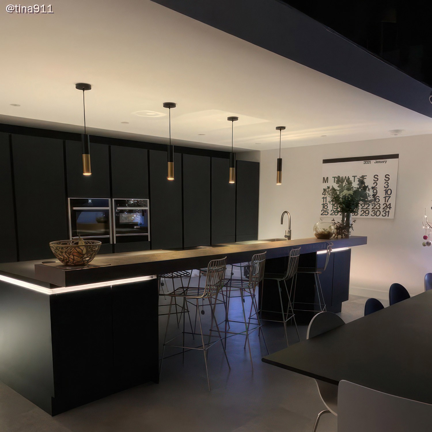 E-Snake EIVA Lampe d'extérieur IP65 portative avec 3 lumières et abat-jour