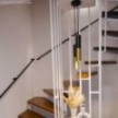 E-Snake EIVA Lampe d'extérieur IP65 portative avec 3 lumières et abat-jour