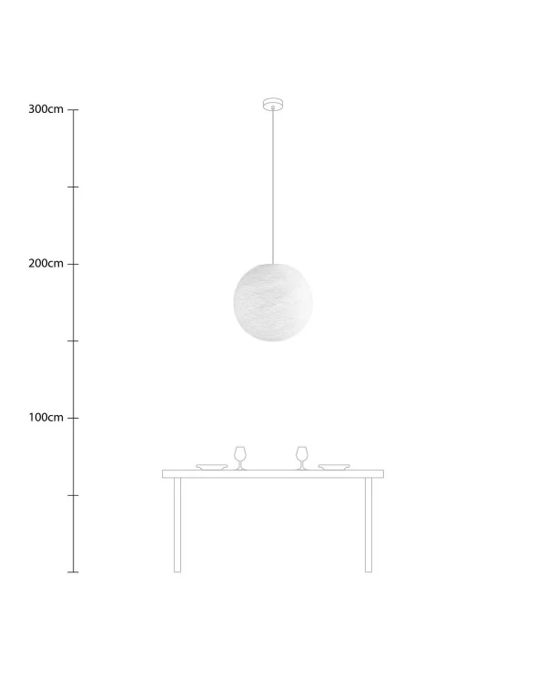 Abat-jour Sfera Light tissé à la main