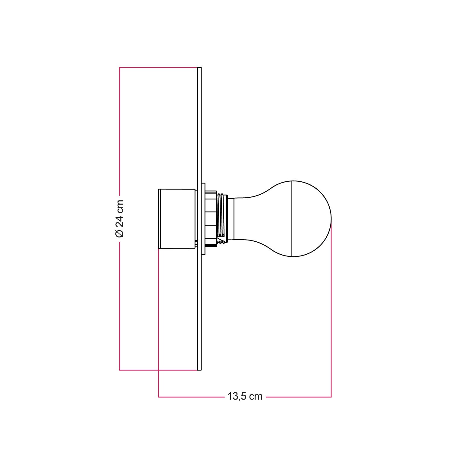 Snake EIVA Wi-Fi, lampe portative d'extérieur, 5 m câble textile, douille IP65 et ampoule intelligente