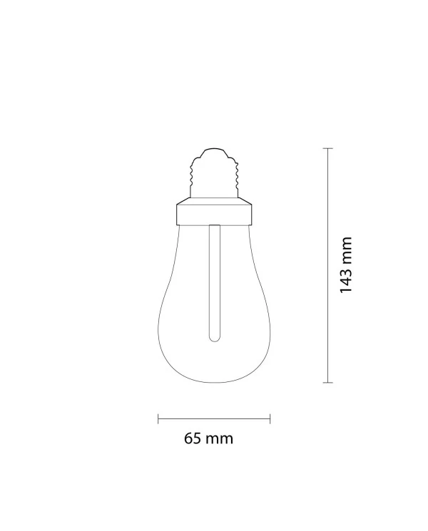 Ampoule LED Plumen 002 6,5W 500Lm E27 2200K Dimmable