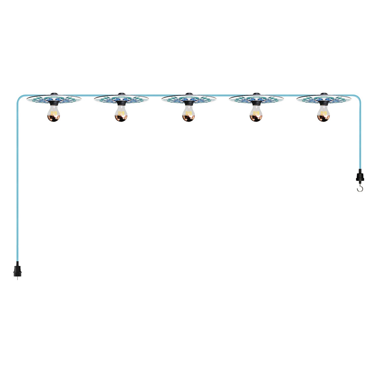 Ampoule Dorée LED Carbon Line Filament Cage Edison ST64 7W 640Lm E27 2700K Dimmable - C54