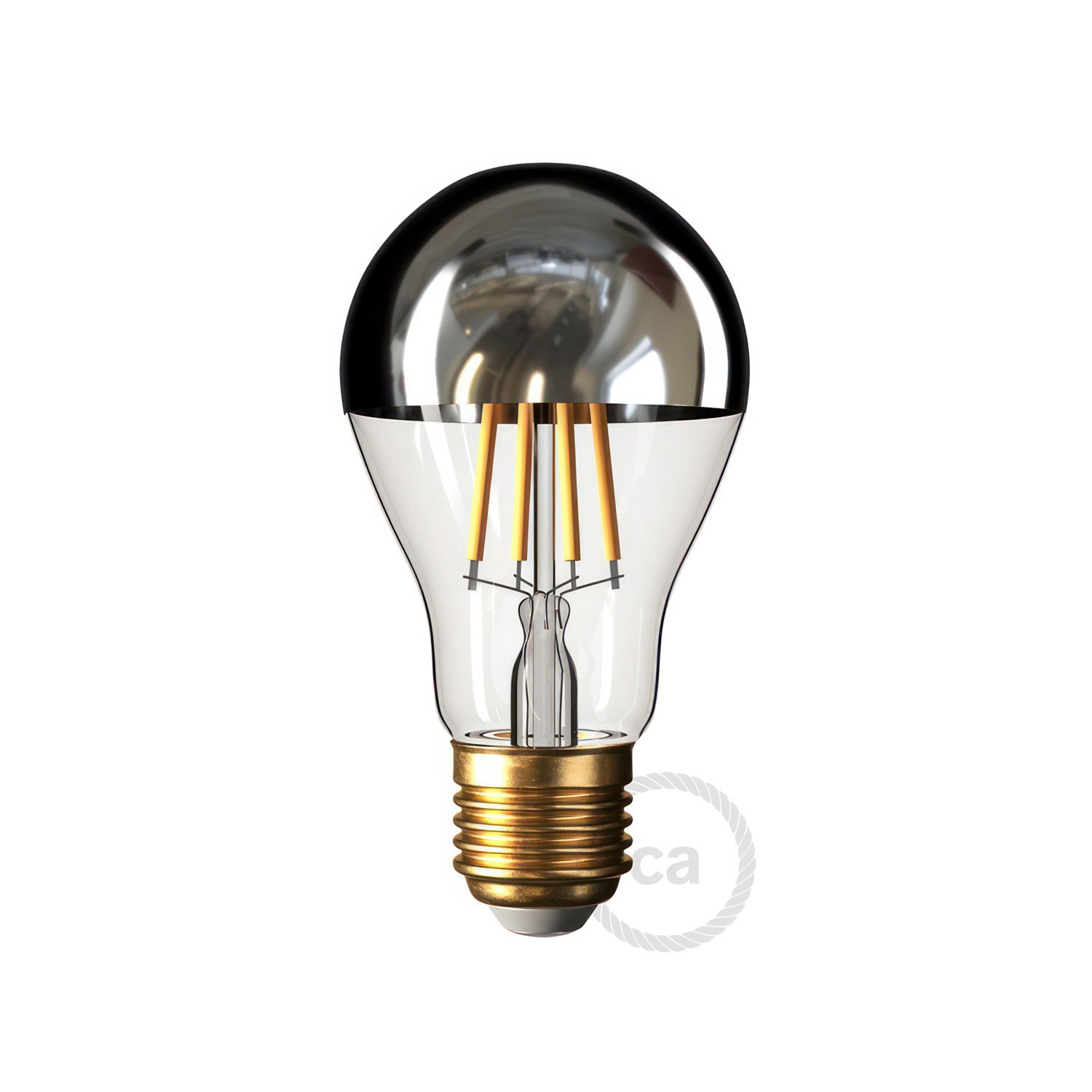 Ampoule Dorée LED Carbon LineT32X300 7W 806Lm E27 2700K Dimmable - C57