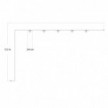 Ampoule Transparente LED Ellipse 170 10W 1100Lm E27 2700K Dimmable - H01