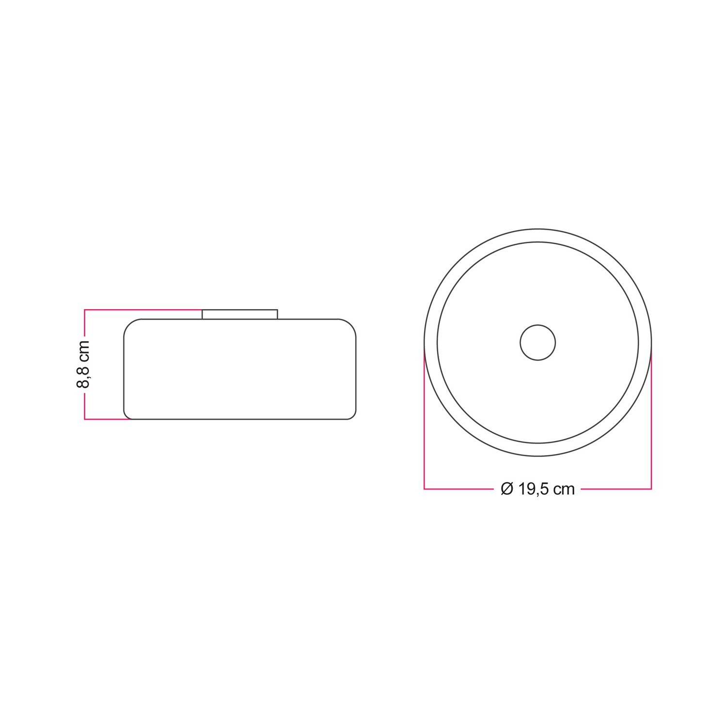 Douille E27 murale ou de plafond - Waterproof IP44