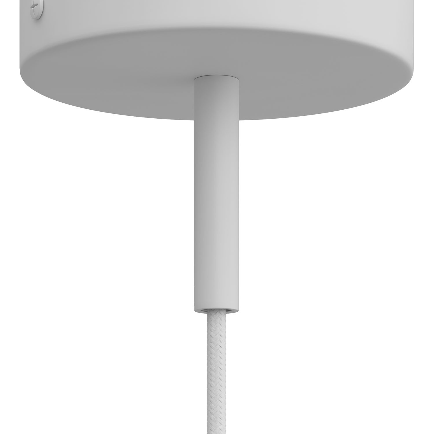 Kit rosace en silicone avec trou central et possibilité de trou latéral