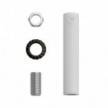 Kit rosace en silicone avec trou central et possibilité de trou latéral