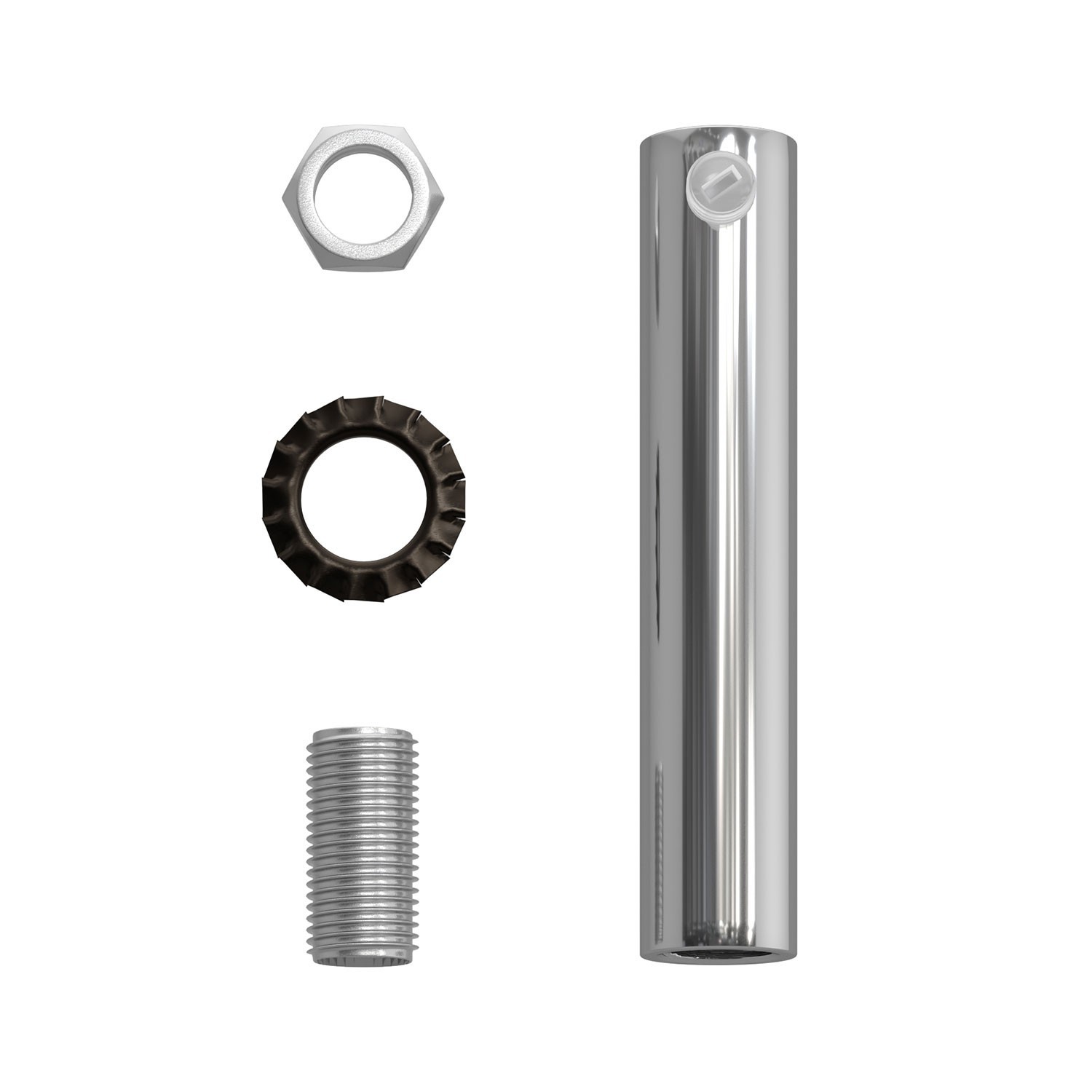 Kit rosace en silicone avec trou central et possibilité de trou latéral