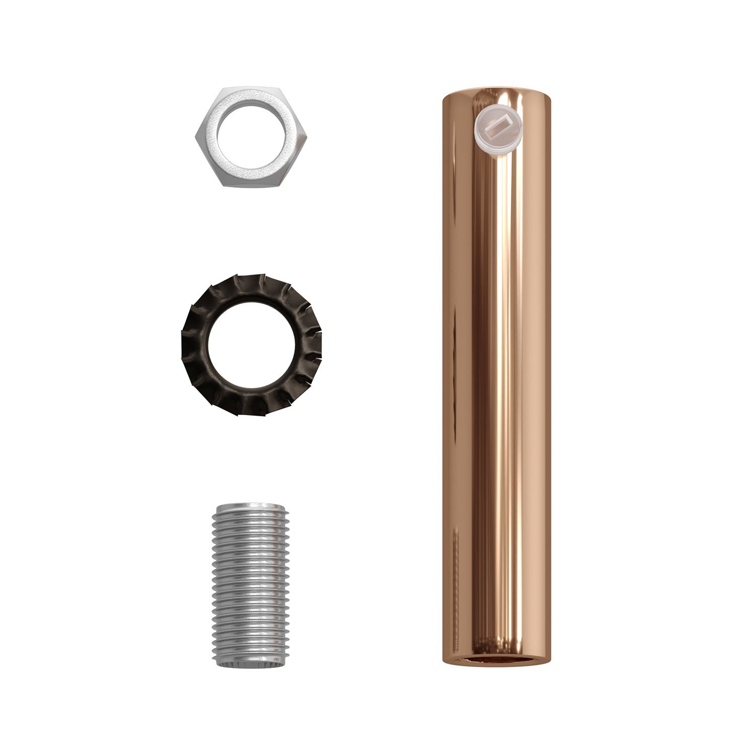Kit rosace en silicone avec trou central et possibilité de trou latéral