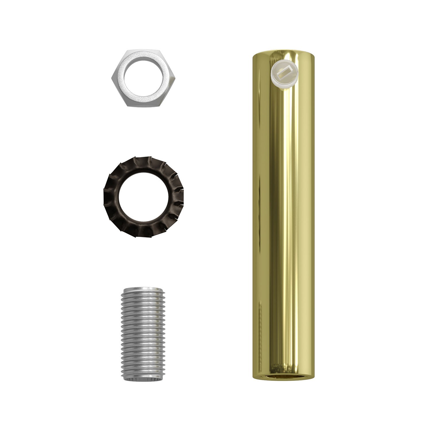 Kit rosace en silicone avec trou central et possibilité de trou latéral