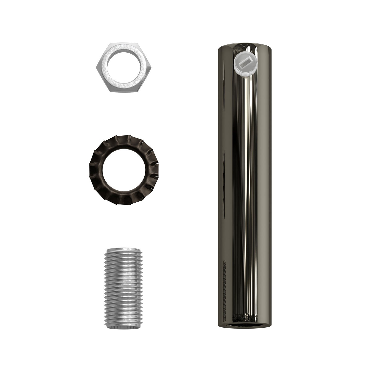 Kit rosace en silicone avec trou central et possibilité de trou latéral