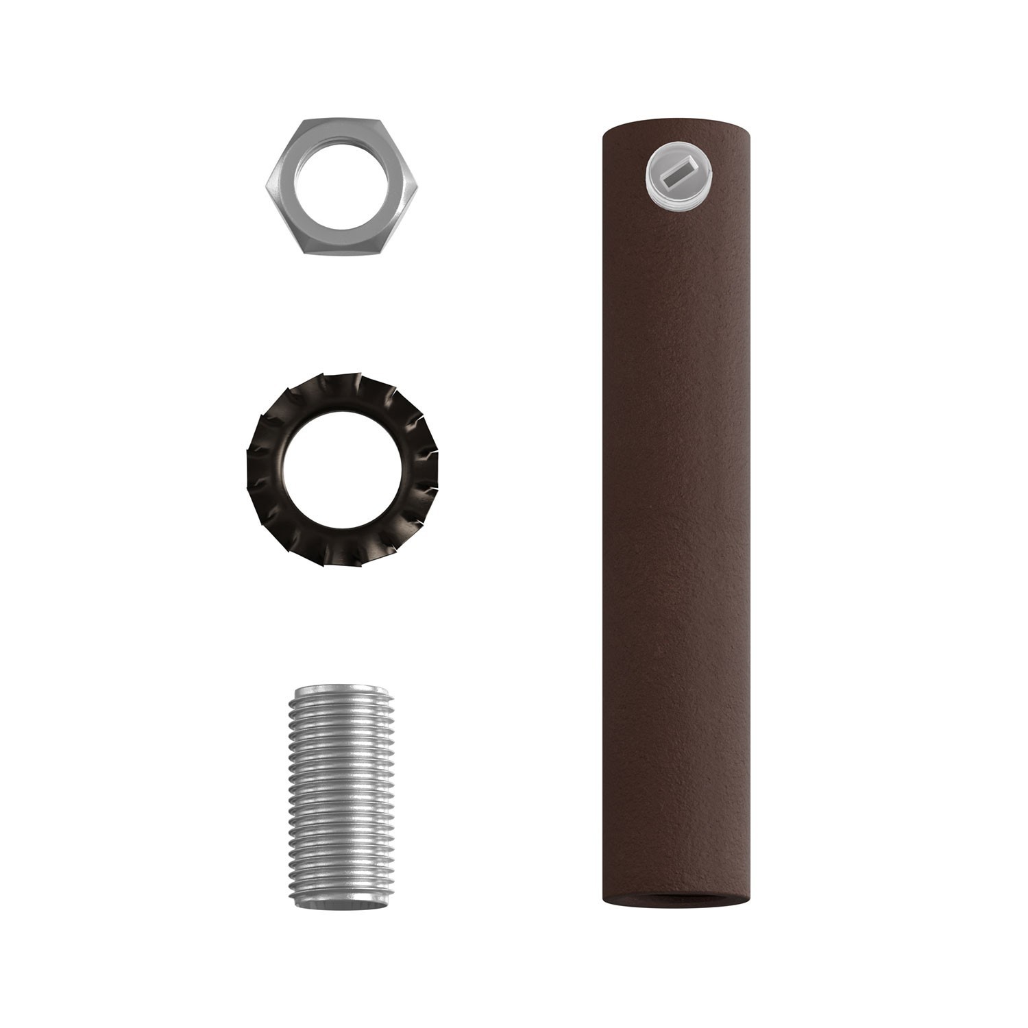 Kit rosace en silicone avec trou central et possibilité de trou latéral