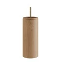 Tub-E14, tube en bois pour spots avec douille double anneau E14