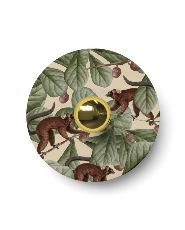 Lampe murale ou de plafond avec abat-jour avec animaux de la jungle 'Wildlife Whispers' - Waterproof IP44