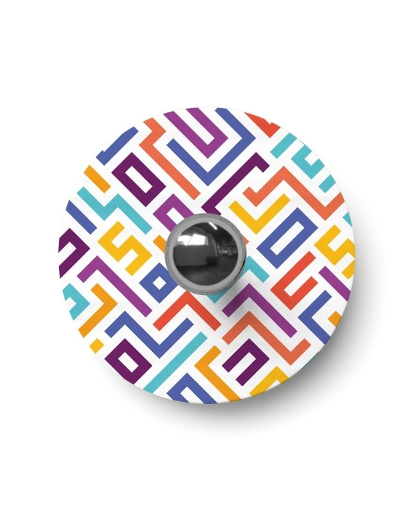 Lampe murale ou de plafond avec abat-jour à motifs géométriques  'Kaleidoscope' - Waterproof IP44