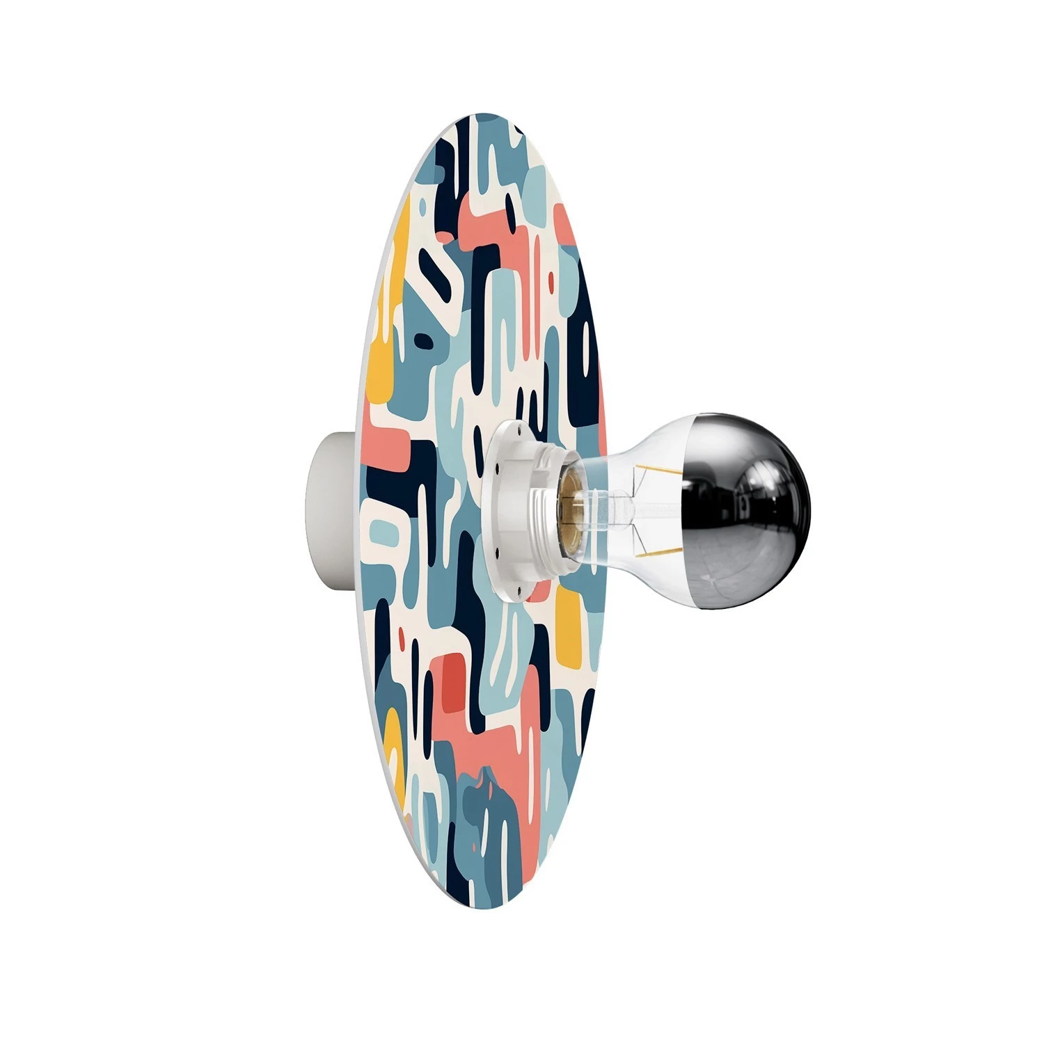 Lampe murale ou de plafond avec abat-jour à motifs géométriques  'Kaleidoscope' - Waterproof IP44