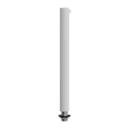 Serre-câble cylindrique en métal long 15 cm avec tige, écrou et rondelle