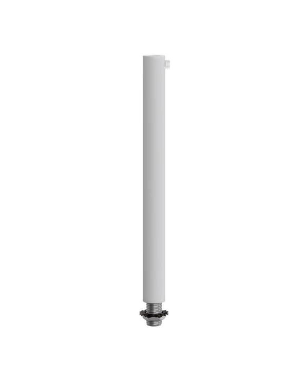 Serre-câble cylindrique en métal long 15 cm avec tige, écrou et rondelle