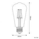 Ampoule LED Milky Edison ST64 4W 470Lm E27 2700K - M03