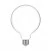Ampoule LED Milky Globe G125 4W 470Lm E27 2700K - M05
