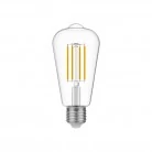 Ampoule LED Transparente Edison ST64 7W 806Lm E27 3500K Dimmable - N02