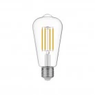 Ampoule LED Transparente Edison ST64 7W 806Lm E27 2700K Dimmable - T02