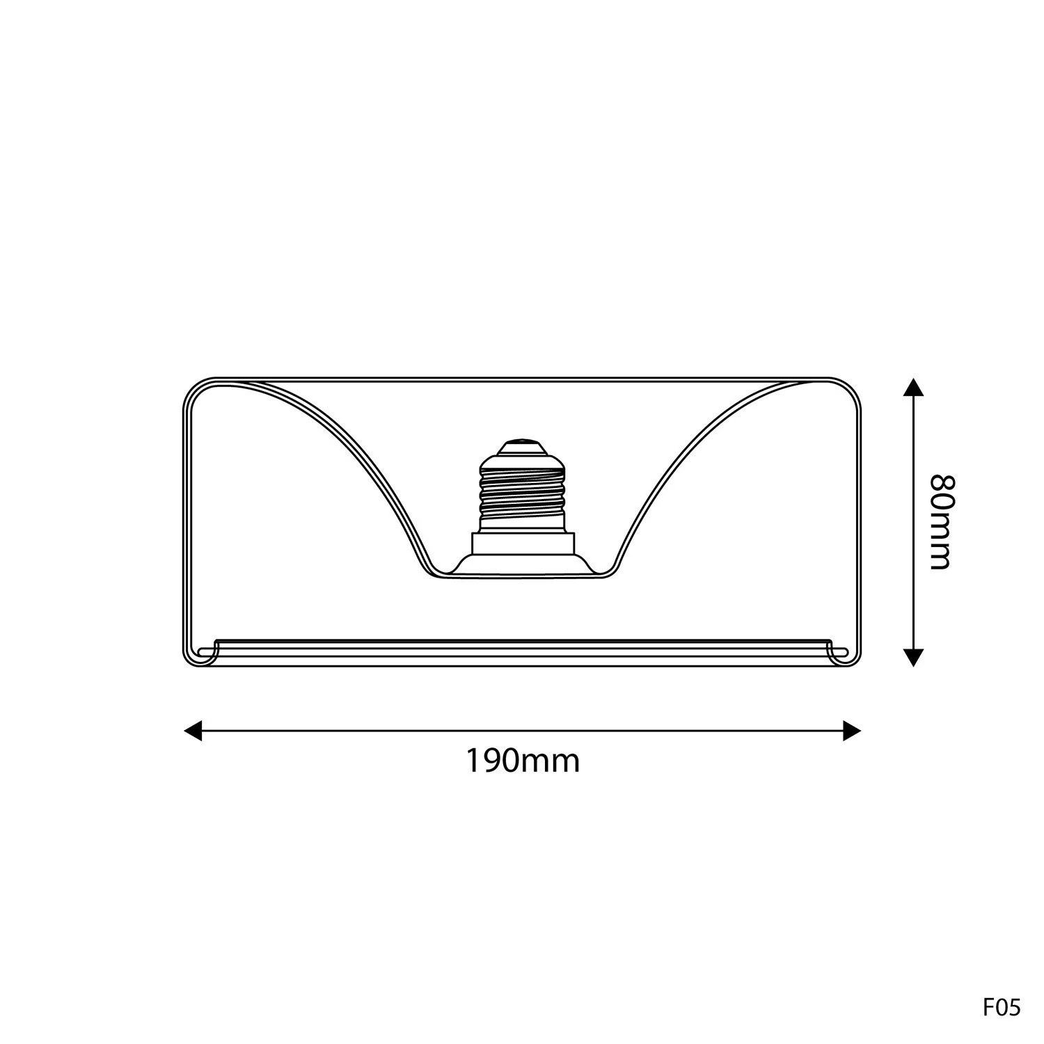 Ampoule LED Transparente Ghost Line Recessed Donut 195x83 6W 500Lm E27 2200K Dimmable - G02