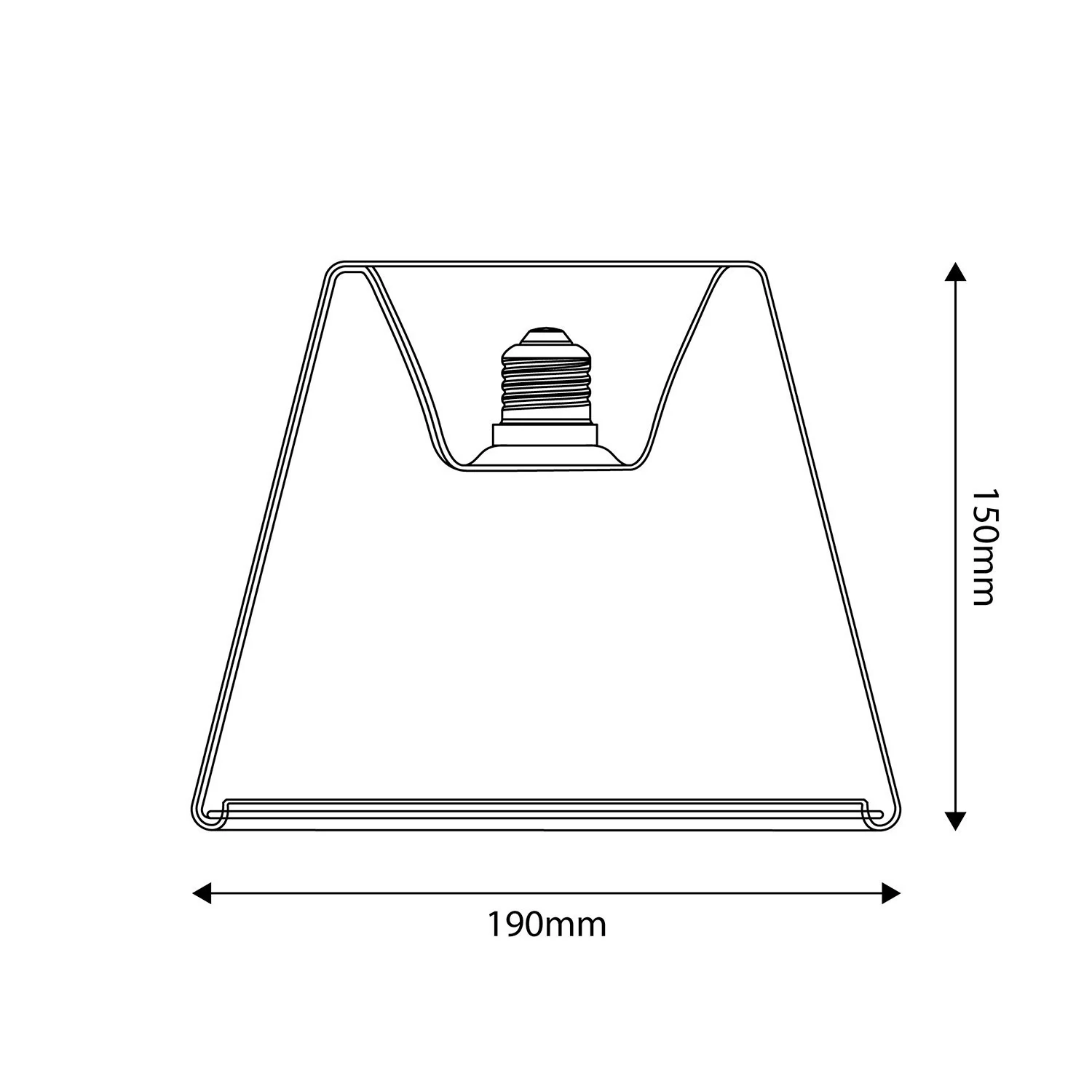 Ampoule LED Smoky Ghost Line Recessed Cone 6W 400Lm E27 1900K Dimmable - G11