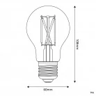 Ampoule LED Effet Porcelaine CRI 95 A60 7W 640Lm E27 2700K Dimmable - P06