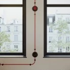 Base en porcelaine pour prise électrique et interrupteur/variateur