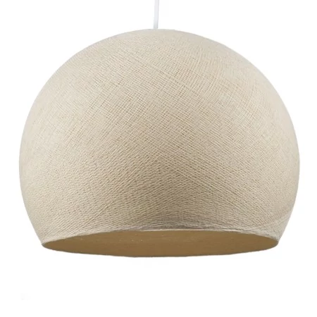 Abat-jour Cupola en fil - 100% fait main - Polyester Écru