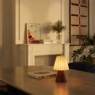 Lampe portative et rechargeable Cabless11 avec ampoule goutte d'eau et abat-jour