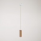 Suspension pour rail avec câble textile et Tub-E14