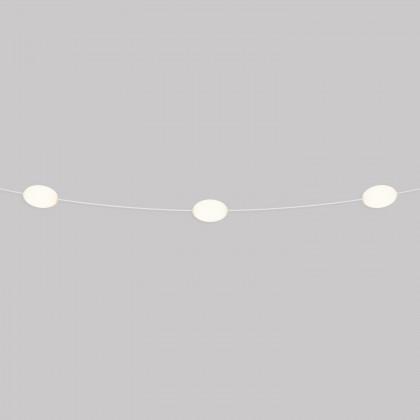 Guirlande lumineuse d'extérieur à 3 lumières IP67 - Marina3 - Blanc sable