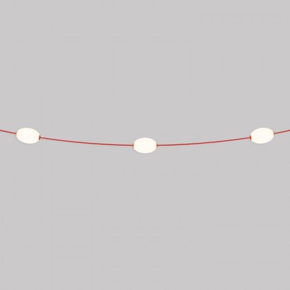 Guirlande lumineuse d'extérieur à 3 lumières IP67 - Marina3 - Rouge étoile de mer