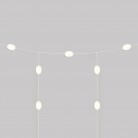 Guirlande d'extérieur quadrillée à 7 lumières IP67 - Marina GRID