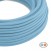 Câble plat textile Bleu Layette - PM17