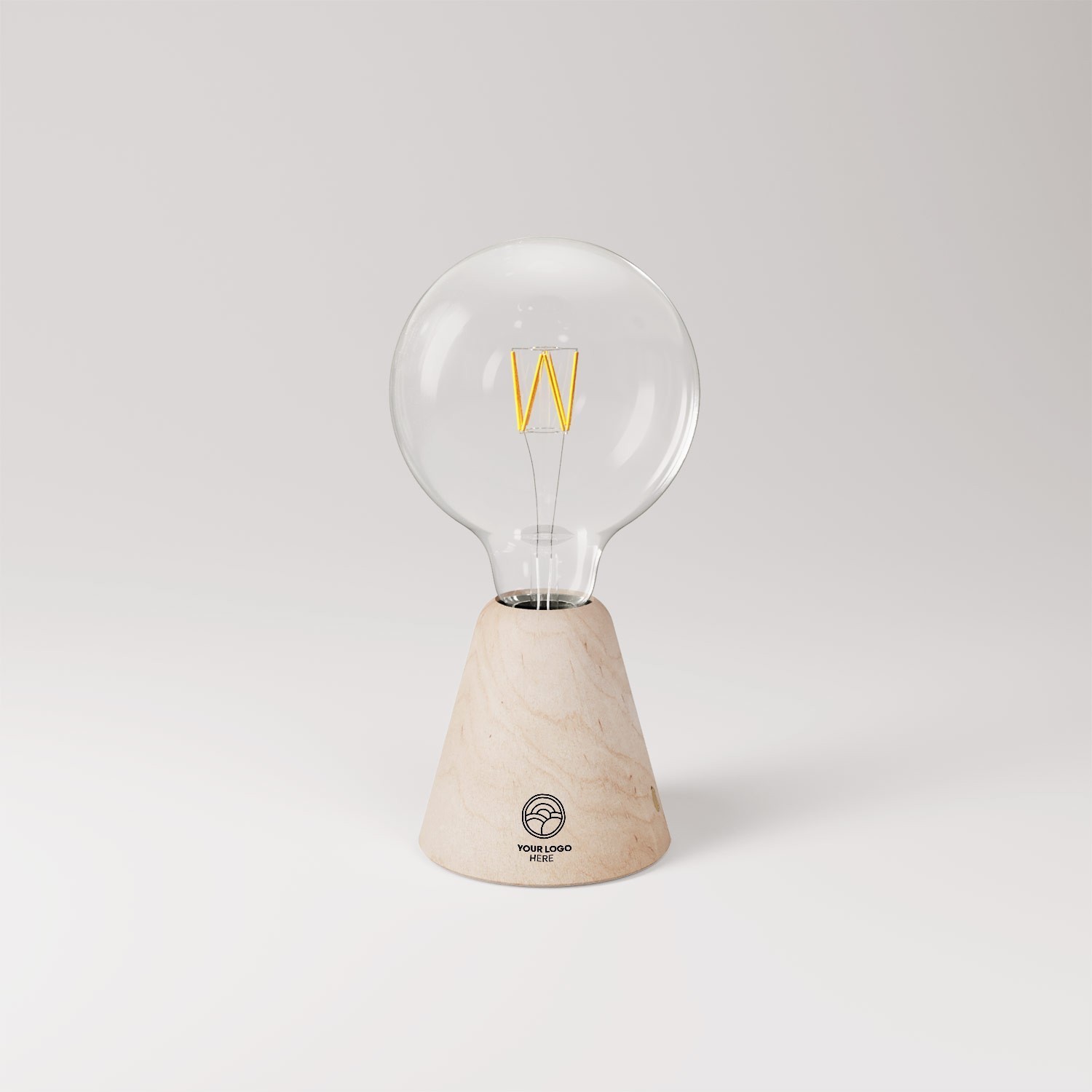 Lampe portable et rechargeable Cabless01 avec ampoule - personnalisable (min 20 pièces)